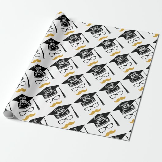 Papier Cadeau grats grad 2018 (Déroulé)