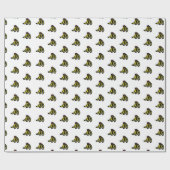 Papier Cadeau Gratte banane mignonne (Plat)