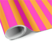 Papier Cadeau Gratté rose et orange (Coin rond)