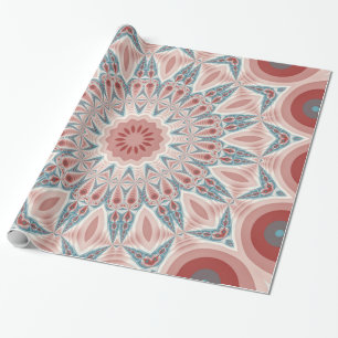 Papier Cadeau Grattez moderne Kaleidoscope Mandala art fractal