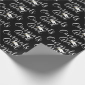 Papier Cadeau GRATUITS GRAD Édition de script noir (Coin)