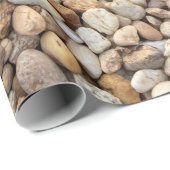 Papier Cadeau Gravure de pois (Coin rond)