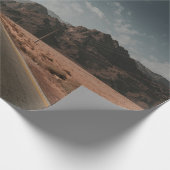 PAPIER CADEAU GRAY ASPHALT ROAD (Coin)