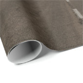 PAPIER CADEAU GRAY ASPHALT ROAD (Coin rond)