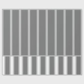 PAPIER CADEAU GRAY MODERNE CLAIR (Plat)