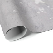 Papier Cadeau Gray surface (Coin rond)