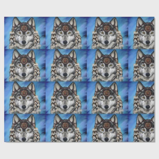 PAPIER CADEAU GRAY WOLF (Plat)