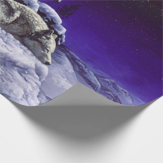 Papier Cadeau Gray Wolves (Coin)