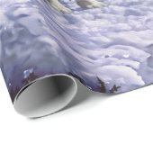 Papier Cadeau Gray Wolves (Coin rond)