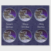 Papier Cadeau Gray Wolves (Plat)