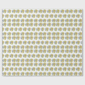 Papier Cadeau Grazie Watercolor Lemons Repeat (Plat)