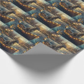 Papier Cadeau Great Dane Christmas Festive Voyage (Coin)