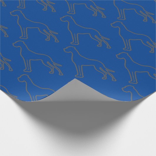 Papier Cadeau Great Dane Pattern (Coin)