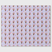 Papier Cadeau Great Dane Wrapping Paper in Purple (Plat)