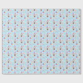 Papier Cadeau Great Pyrenees Wrapping Paper Blue (Plat)