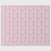 Papier Cadeau Great Pyrenees Wrapping Paper Pink (Plat)