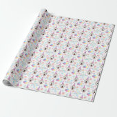 Papier Cadeau Great Pyrenees Wrapping Paper White (Déroulé)