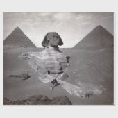 Papier Cadeau Great Sphinx & Gizeh Pyramides Necropolis Egypte (Plat)