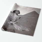 Papier Cadeau Great Sphinx & Gizeh Pyramides Necropolis Egypte (Déroulé)