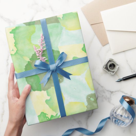 Papier Cadeau Green abstract art Magical wallpaper (Cadeaux)