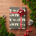 Papier Cadeau Green and Gold Joy Holly Christmas Wrapper Paper<br><div class="desc">Présentant notre papier d'enveloppement classique de Noël, un incontournable festif qui incarne l'esprit de la période des fêtes. Ce papier d'emballage traditionnel se targue d'un arrière - plan vert luxuriant orné du mot "joie" et de délicats feuilles saints en or chatoyant, créant un design intemporel qui saisit la véritable essence...</div>
