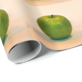 Papier Cadeau Green Apple Trio (Coin rond)