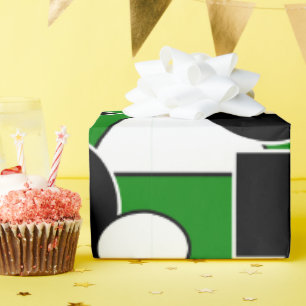 Papier Cadeau Green Bauhaus Collage