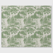 Papier Cadeau Green Christmas Winter Wonderland | MEDIUM (Plat)