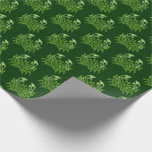 Papier Cadeau Green crab Celtic Knot (Coin)