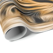 Papier Cadeau Green Eye Leopard nom Fred (Coin rond)