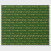 Papier Cadeau Green, Faux Gold 12e (Douzième) (Plat)