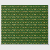 Papier Cadeau Green, Faux Gold 34e (Trente-Quatrième) (Plat)