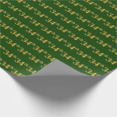 Papier Cadeau Green, Faux Gold 34e (Trente-Quatrième) (Coin)