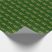 Papier Cadeau Green, Faux Gold 41e (Quarante et unième) (Coin)