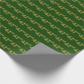 Papier Cadeau Green, Faux Gold 42e (Quarante-Seconde) (Coin)