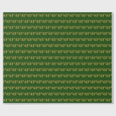 Papier Cadeau Green, Faux Gold 43e (Quarante-troisième) (Plat)