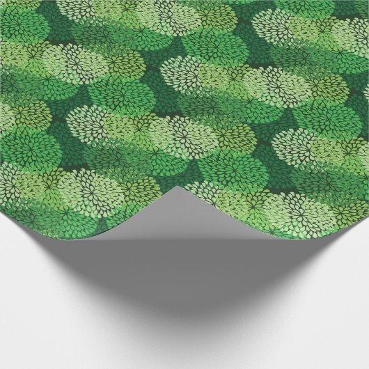 Papier Cadeau Green floral (Coin)