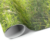 Papier Cadeau Green Forest Meadow (Coin rond)