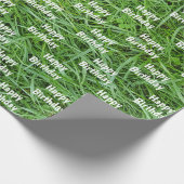 Papier Cadeau Green Grass Joyeux anniversaire (Coin)