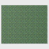 Papier Cadeau Green Holiday Foliing (Plat)