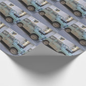 Papier Cadeau Green Land Rover (Coin)