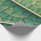 Papier Cadeau Green leaf (Coin)