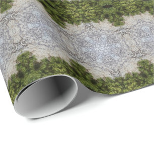 Papier Cadeau Green Moss & Earth Nature Art