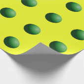 Papier Cadeau Green on Yellow (Coin)
