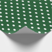 Papier Cadeau Green Polka (Coin)