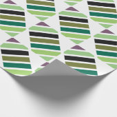 Papier Cadeau Green purple Black Hues (Coin)
