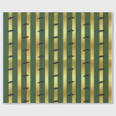 Papier Cadeau Green School College University Graduation Day (Plat)