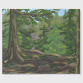 Papier Cadeau Green Woods (Plat)