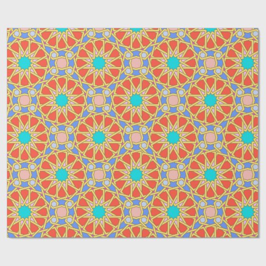 Papier Cadeau Grenade multicolore (Plat)