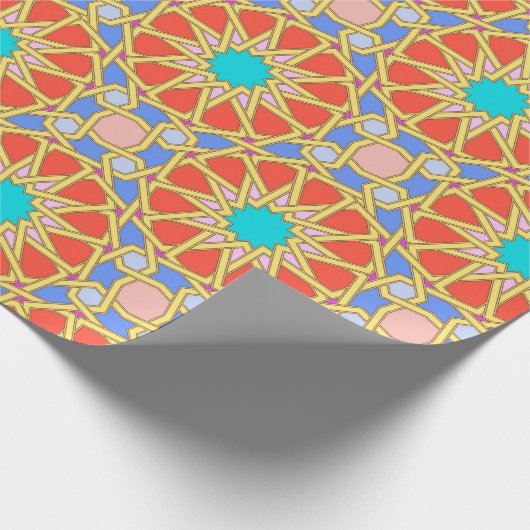 Papier Cadeau Grenade multicolore (Coin)